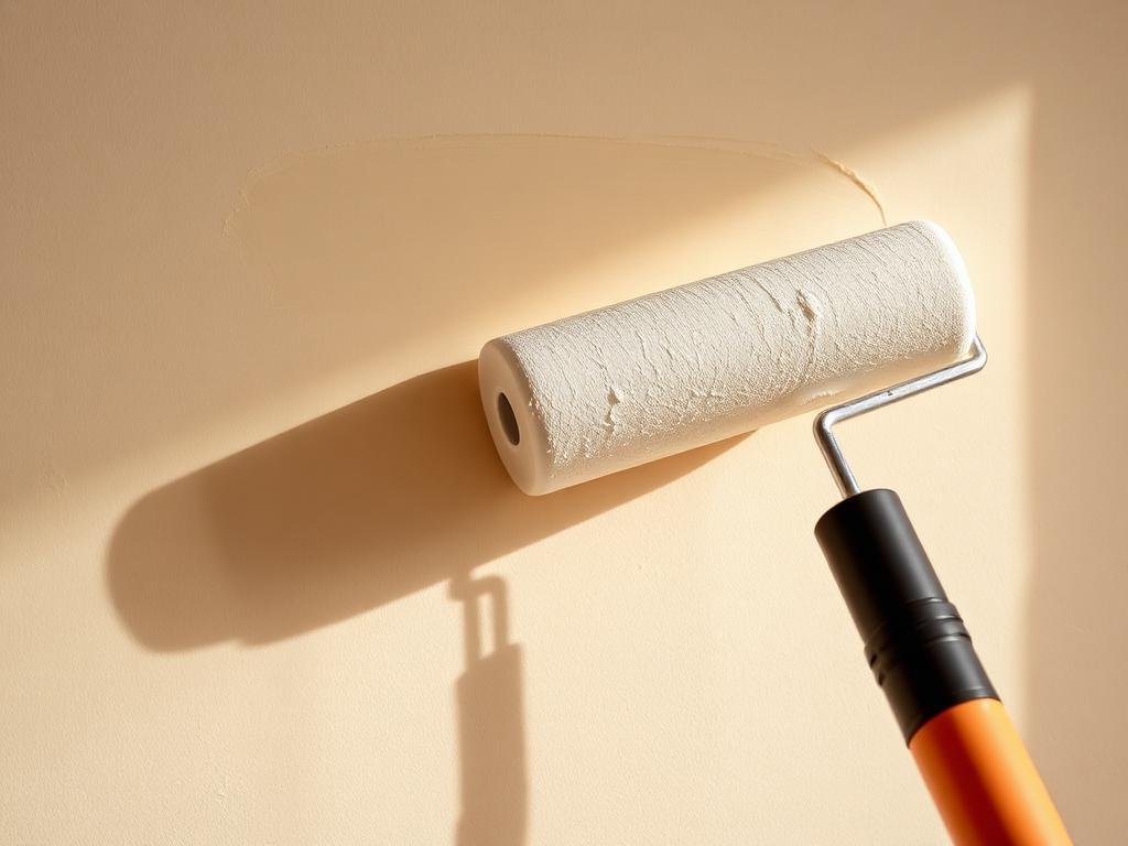 Rullo pittura su parete